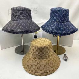 Chapeaux à larges bords Chapeaux de seau Chapeau de pêcheur de cowboy lettre G de créateur, chapeau à grand bord, chapeau de protection solaire tendance printemps et été, chapeau de bassin pour hommes et femmes JFEG