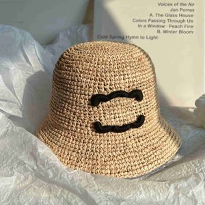 Brede rand hoeden emmer hoeden ontwerper brede rand hoeden luxe verstelbare stro hoed opvouwbare handgemaakte strandhoed voor vakantie zonneschadden voor uitstapjes