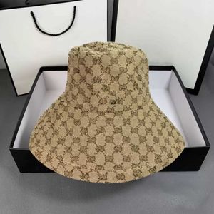 Brede rand hoeden emmer hoeden desingers emmer hoeden luxe brede riem vaste kleur brief sunhats feesttrend reist buckethats hoge honderd hoed zeer