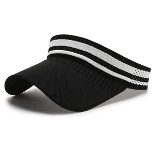 Chapeaux à bord large chapeaux de seau prolongé des chapeaux de visière de soleil prolongé UV Protection des chapeaux extérieurs vides Top Baseball C Beach Sun Chat Contraste J240429