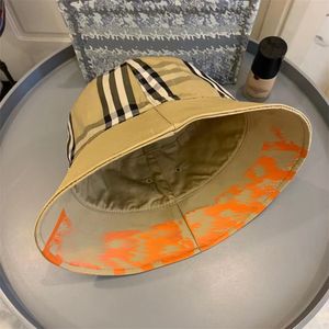 Hoeden met brede rand Emmerhoeden Modeontwerpers Heren voor Dames bucket hats Strandpet zonwerend Dames Klassiek gestreept letterdruk Motorkap Muts Pet