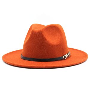 Brede rand hoeden emmer hoeden fedora hoeden heren hoeden dames vilt jazz top riem accessoires panama ondiepe fedora hoeden 230314