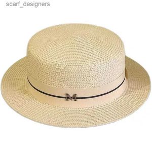 Brede rand hoeden emmer hoeden hoed voor vrouwen Panama hoed zomer strand hoed vrouwelijke casual dame meisjes flat riem kap meisjes zon hoed chapeu feminino y240409