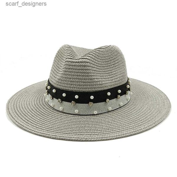 Chapeaux à bord large chapeau seau de jazz capuche de paille rouge chapeaux pour femmes hommes de style français chapeau de soleil de vacances