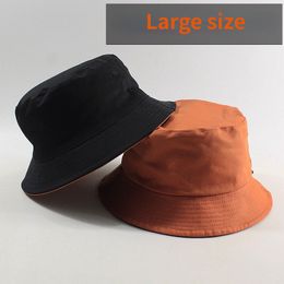 Chapeaux à larges bords Chapeaux de seau Grande taille Femmes Chapeaux de pêche Grosse tête Homme Chapeau de soleil d'été Deux côtés Panama Casquettes Plus Tailles Chapeaux de seau 57-59 cm 60-62 cm 63-64 cm 230921