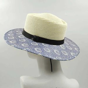 Chapeaux à bord large chapeau seau pour hommes noix de cars fleur de fleur de soleil chapeau cousu bord de la conception de la plage de voyage