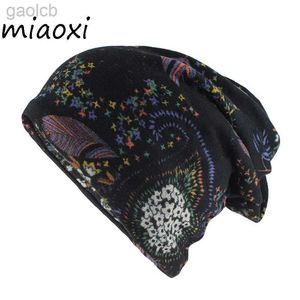 Chapeaux larges chapeaux seau nouvelle mode femmes chapeau automne chaleur bonnets Skullies adulte femmes fleur Gorros double usage chapeau écharpe haute qualité chapeau 24323