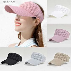 Chapeaux à bord large chapeaux de seaux nouvelles femmes anti-uv chapeaux de soleil respirable top top top top cœuf pour hommes tennis golf fonctionnant voyage de plage sport extérieur hatl231221