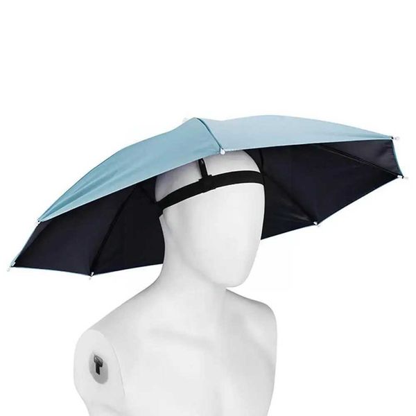 Chapeaux à bord large chapeau seau de godet extérieur portable chapeau chatle de parts de soleil parapluie de pêche étanche