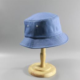 Chapeaux à bord large chapeaux de seau à l'extérieur chapeau de pêcheur décontracté pour grand chef dames dames se plage pliable chapeau de soleil plissé denim