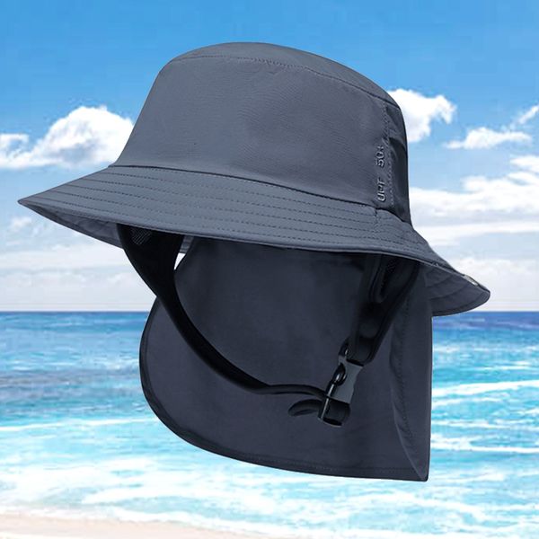 Chapeaux à larges bords Chapeaux de seau Outfly Été Hommes Femmes Chapeau de seau Respirant Ombre Imperméable Surf Bord de mer Chapeau à larges bords Protection solaire à séchage rapide Cool Cap 230408