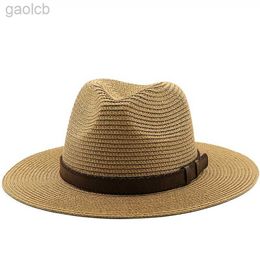 Chapeaux à large bord Chapeaux de seau Parents et enfants simples Chapeau Panama Chapeau de plage pour femme Chapeau de paille à large bord pour homme Chapeau de soleil d'été Chapeau Fedora 54 cm 56-58 cm 59-61 cm 24323