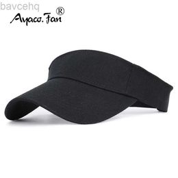Chapeaux à bord large chapeau seau de seau d'été chapeaux de soleil hommes femmes Visor ajusté en coton Top de protection UV TOP VID