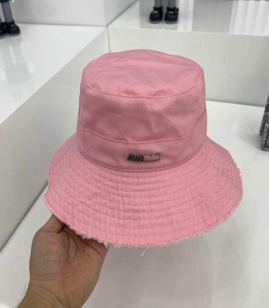 Chapeaux à large bord chapeaux de seau le nouveau coréen même paragraphe rose chapeau de pêcheur dames chapeau Allmatch crème solaire femme chapeau de plage 6020066