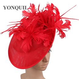 Hoeden met brede rand Emmerhoeden Vintage chic Party Fascinators Hoed Elegante dames Dames Vintage hoofddeksel Haarspelden voor formele gelegenheden Kerk chic Fedora-petten 230602