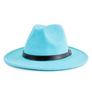 Chapeaux à larges bords Chapeaux de seau Chapeaux à larges bords Chapeaux de seau Chapeau de ceinture en strass Fedora à bord en daim pour hommes et femmes Chapeau de jazz automne/hiver Chapeau Fedoras en daim de 9,5 cm de large