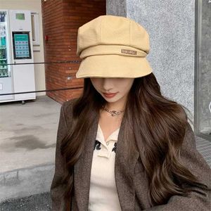 Wide Brim Hats Bucket Hats Wide Brim Hats Bucket Hats Panama Femmes Mini Pêcheur Seau Bas Chapeau De Mode En Plein Air Tricoté Artiste Barret Chapeau H168C24326