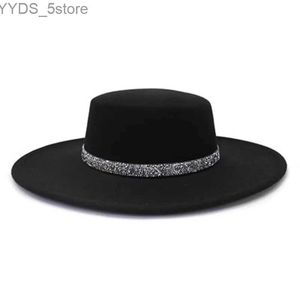 Chapeaux larges bord Chapeaux seau Chapeau femme chapeaux pour hommes britannique meilleur hommes panama jazz domo chapeau livraison gratuite luxe femme fedora mode élégant large bord chapeau YQ231116