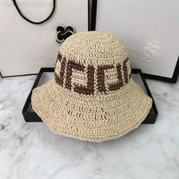 Chapeaux à bord large chapeau de seau de créateur de femmes chapeaux de paille de créateur de femmes concepteurs de seaux pliables concepteurs de casquette hommes capes de plage plage tresse tresse de mode Visor de voyage