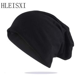 Brede Rand Hoeden Emmer HLEISXI Lente warme hoeden voor vrouwen casual stapelen effen kleur Skullies mutsen Mannen Mode Hoed 231020