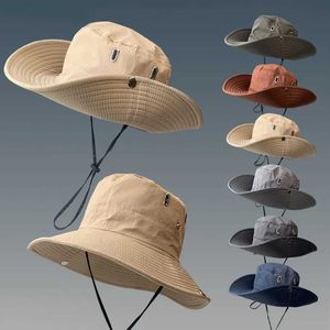 Beauts à bord large seau Nouveau chapeau de pêche de protection sol