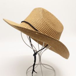 Chapeaux à large bord Bucket oZyc Chapeaux de soleil décontractés d'été pour femmes mode jazz homme de paille plage Panama chapeau Vente en gros et au détail 230713