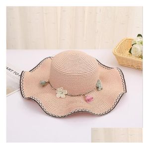 Chapeaux à large bord Bucket Ship Small Fresh Spring And Summer Outdoor Sun Hat Gscm063A Outing Sunshade Dome Out Sport St Caps Drop Deli Dhkof