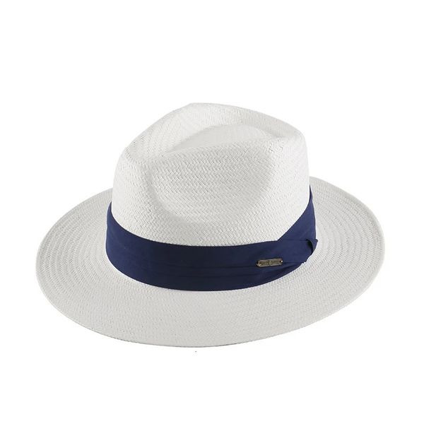 Chapeaux larges seau Sombrero Panama Hombre été Protection solaire chapeau de paille cinq cents herbe tissée pour hommes grande tête taille Gentleman 231117