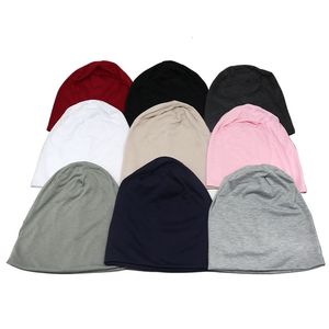 Chapeaux à large bord Seau Femmes Couleur Unie Bonnet Printemps Eté Casual Coton Mince Solide Bonnets Slouchy pour Hommes Hip Hop Skullies Dames Chapeau 231020