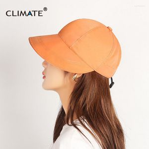 Chapeaux à large bord CLIMAT Sun Block Visor Hat Cap Summer Outdoor Cool Anti-sunburn Big Visors Woman Caps For Women