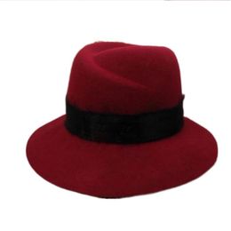 Chapeaux à bord large designer chapeaux de haut pour femmes élégants de luxe en laine de luxe en soie chapeaux de mode bucke chapeau