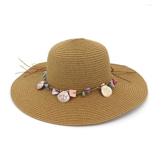 Chapeaux à large bord Casquette pliable Mode Soleil pour femmes Casual Chapeau de plage Lady Casquettes de baseball Placard de rangement