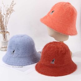 Brede rand hoeden hoed mannen en vrouwen herfst winter nieuwe kangoo long konijn haar emmer hoed day day tie zachte visser hoed warme bassin hoed g230323