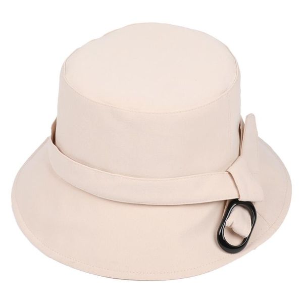 Chapeaux à large bord chapeau été femmes unisexe couleur unie seau banc pêcheur soleil léopard bassin casquette de pêche Sombrero Mujer Verano