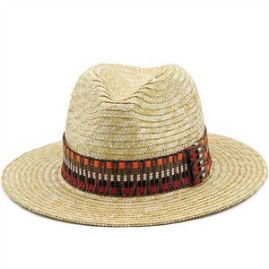 Chapeaux à large bord chapeaux pour femmes seau chapeaux de soleil ruban bande hommes chapeau de paille été Panama formel en plein air fête pique-nique seau chapeau Sombreros pour hommes R230214