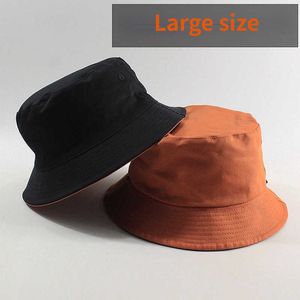 Chapeaux à large bord grande taille femmes chapeaux de pêche grosse tête homme été chapeau de soleil deux côtés Panama casquettes grandes tailles seau chapeaux 57-59cm 60-62cm 63-64cm P230327