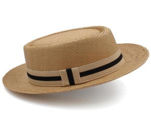 Chapeaux à large bord plus grande taille US 7 12 UK XL Hommes Femmes Classique Paille Pork Pie Fedora Sunhats Trilby Caps Summer Boater Beach Travel4822794