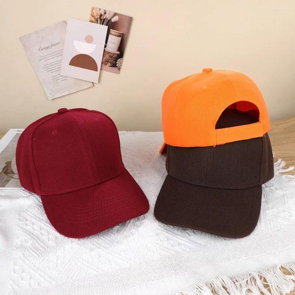 Sombreros de ala ancha Tablero de luz Sombrero de béisbol Pareja Curva de ala Duckbill Ajustable Snapback para mujeres Hombres Hip Hop Cap Street Dad