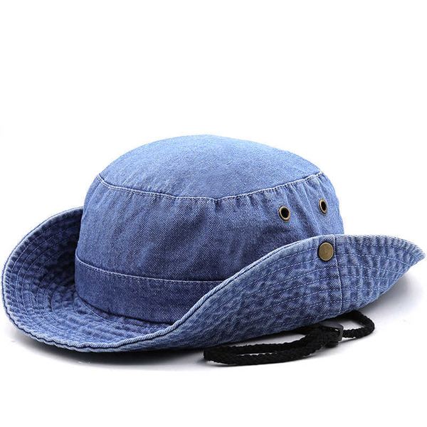 Chapeaux à large bord simples femmes casquette été respirant rétro 100 coton seau chapeau Panama jungle pêche chapeaux nouveauté fille plage casquette seau chapeau R230214