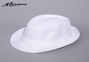 Chapeaux à bord large printemps et été jazz blanc jazz extérieur panama femmes hommes dames fedoras top pour 20219048222