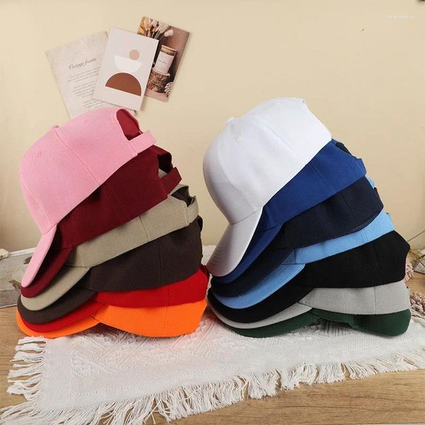 Sombreros de ala ancha Unisex Casual Gorras de béisbol Hombres Mujeres Llanura Curva Visera ajustable Hip Hop Sombrero Camionero Papá Deporte al aire libre