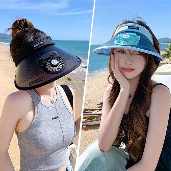 Chapeaux à bord large UV Protection Soleil Visor Hat Fashion avec venti