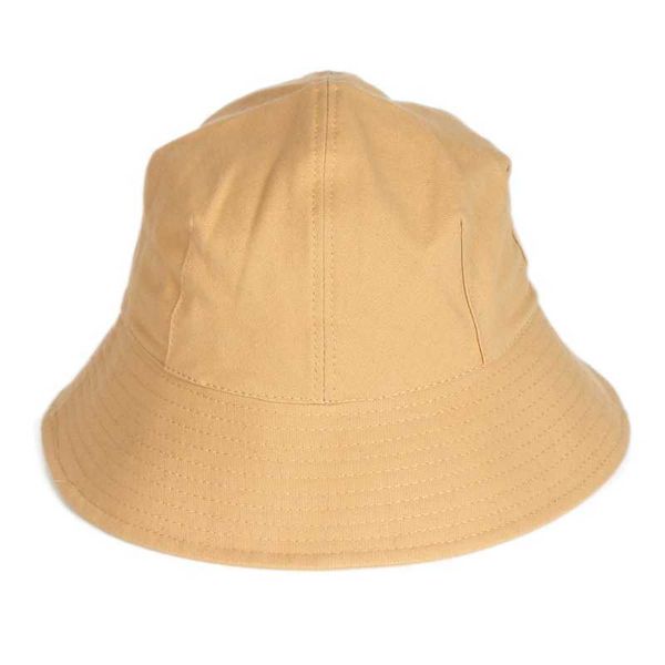 Sombreros de ala ancha, venta al por mayor, nueva moda japonesa, gorra en blanco, gorras de ala ancha de verano, sombrero de cubo de color sólido para mujer y señora AA230426