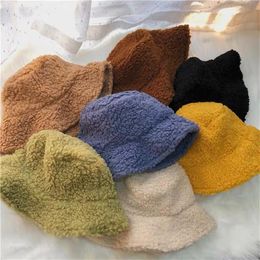 Brede Brav Hoeden Winter Herfst Emmer Hoed Dames Warm Gorro Pescador Invierno Zachte Mode Hoogwaardige Outdoor Blauw Groen Bruin Wit Zwart KH