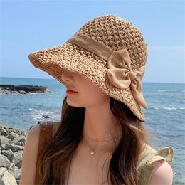 Brede rand hoeden vrouwen opvouwbare zon hoed vizieren zomer uv bescherming pet strand strat