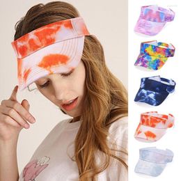 Chapeaux à large bord femmes hommes réglable course haut de sport vide coton Protection solaire visière casquette crème solaire chapeau