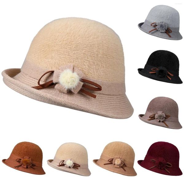 Chapeaux à large bord pour femmes automne et hiver dôme décontracté pêcheur pot chapeau petit melon en plein air hommes été mode dames