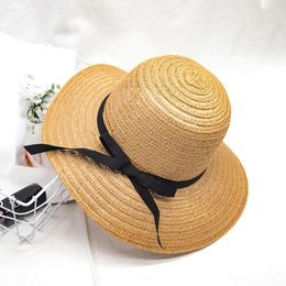 Chapeaux à large bord pour femmes, chapeau de paille d'été, Protection solaire, plage, voyage en plein air, accessoires pour vêtements
