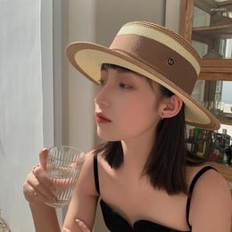 Brede rand hoeden vrouwen zomer strohoed mode casual strand zon zonneschermbescherming Panama cap casquette femme luxe