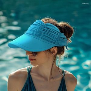 Chapeaux larges chapeaux femmes visière chapeau été printemps long bord soleil respirant casquette de baseball pour femme plage extérieur cyclisme headwear